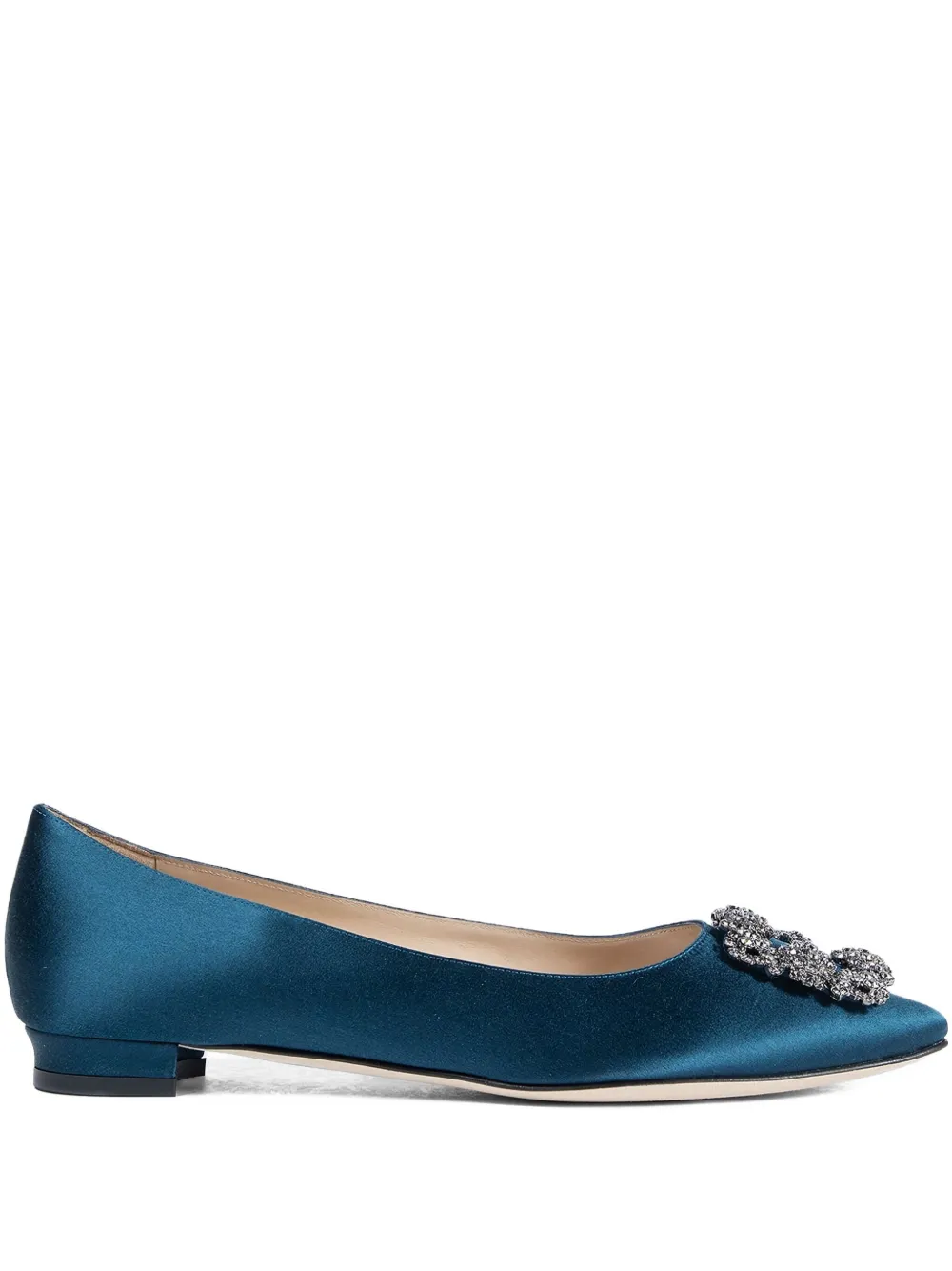 Manolo Blahnik Hangisiflat pumps Blauw