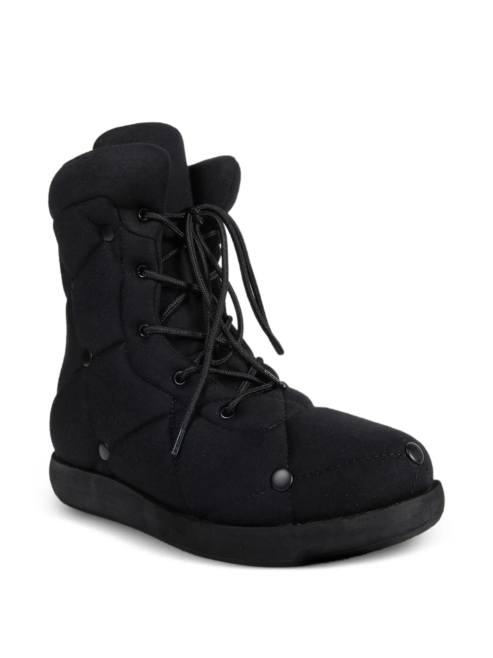 Yohji Yamamoto  PE/Tricot quilted boots | Hiking Boots | Image 2