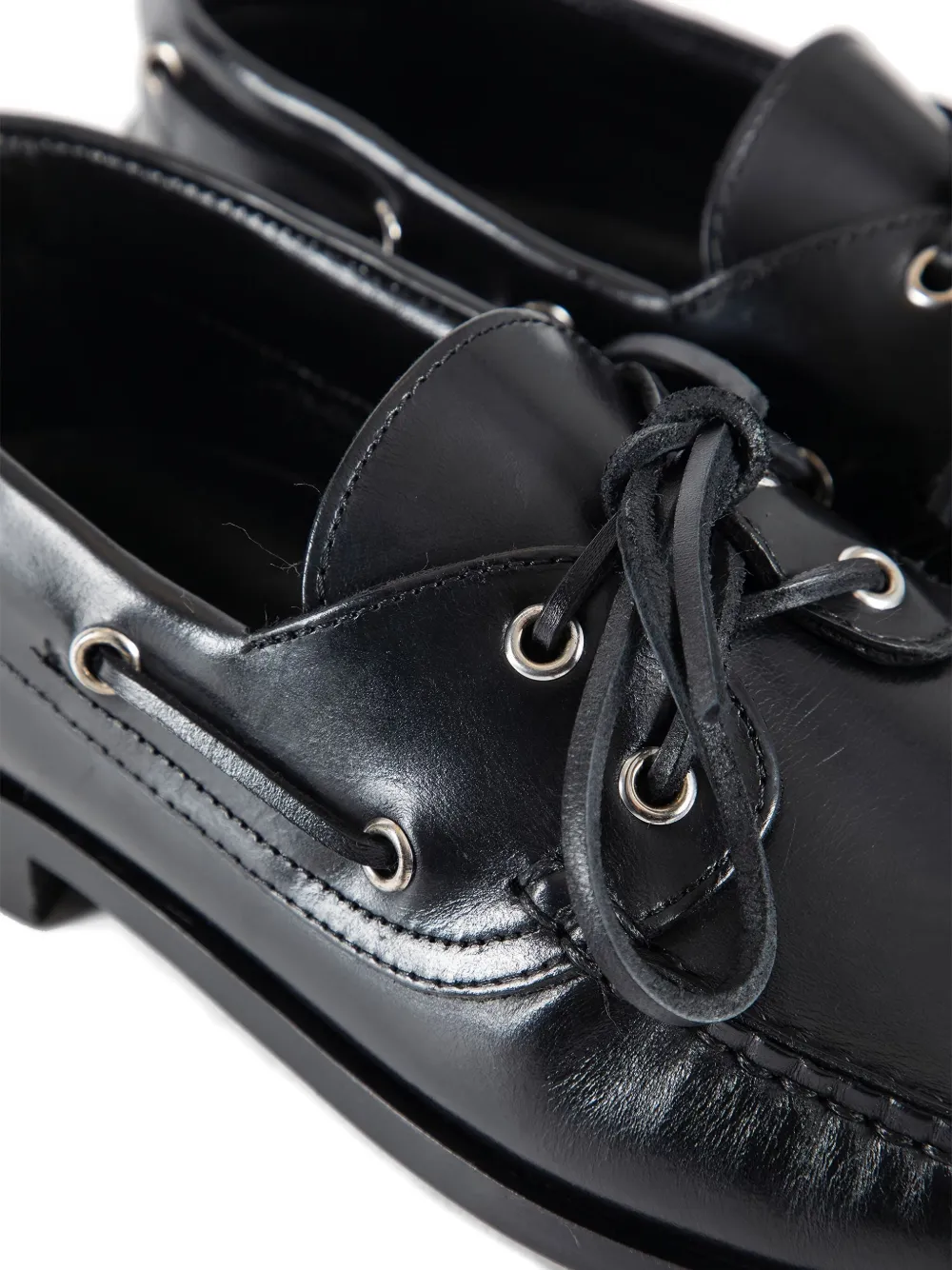 Aeyde Loafers met ringlets Zwart