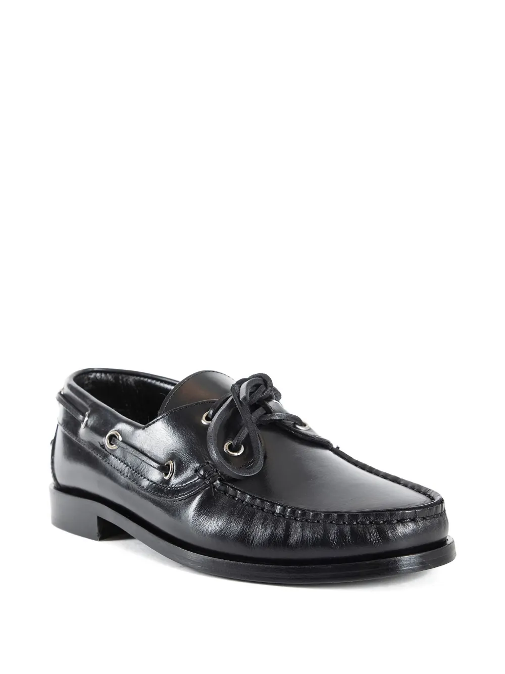 Aeyde Loafers met ringlets Zwart