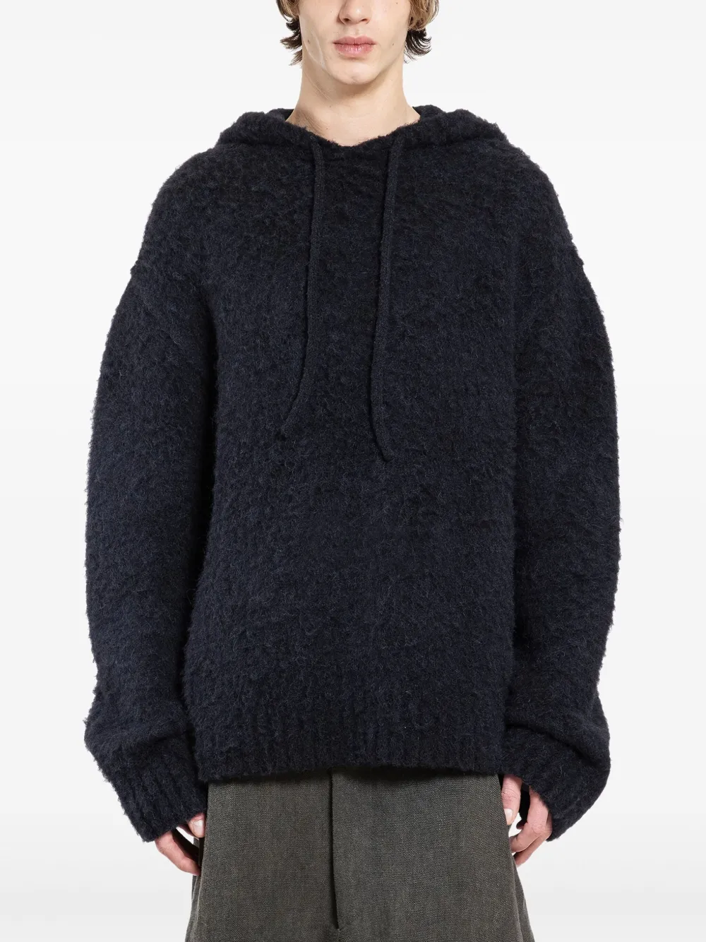 Uma Wang long-sleeves hoodie - Nero