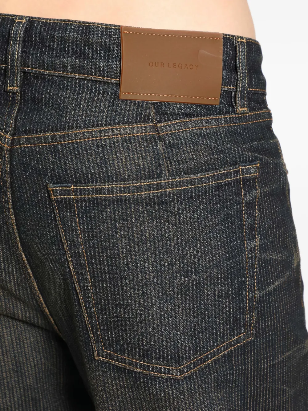 Our Legacy Treble Cut Jeans In Gray