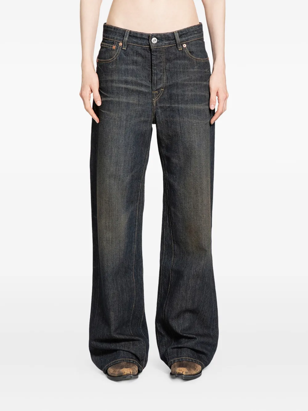 Our Legacy Treble Cut Jeans In Gray
