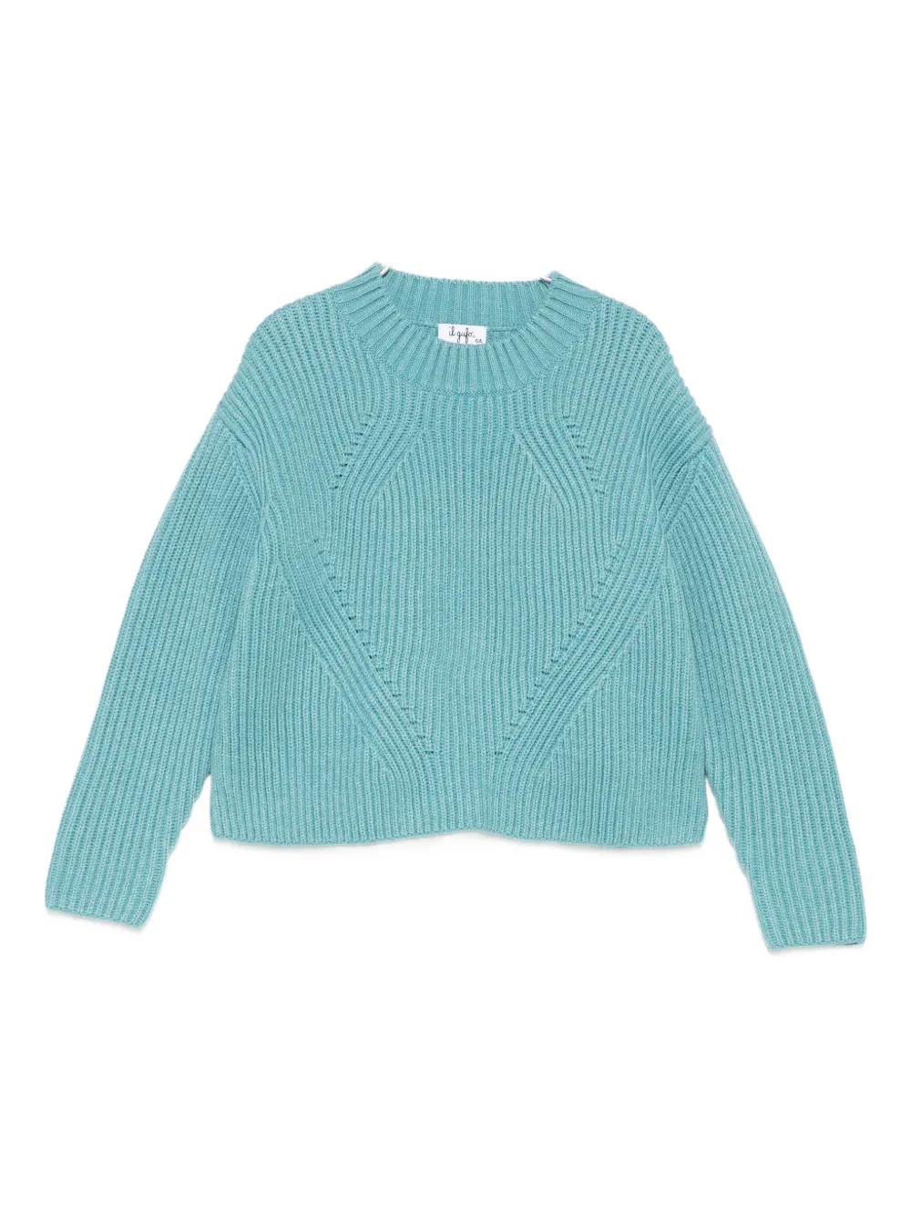Il Gufo ribbed sweater - Blu