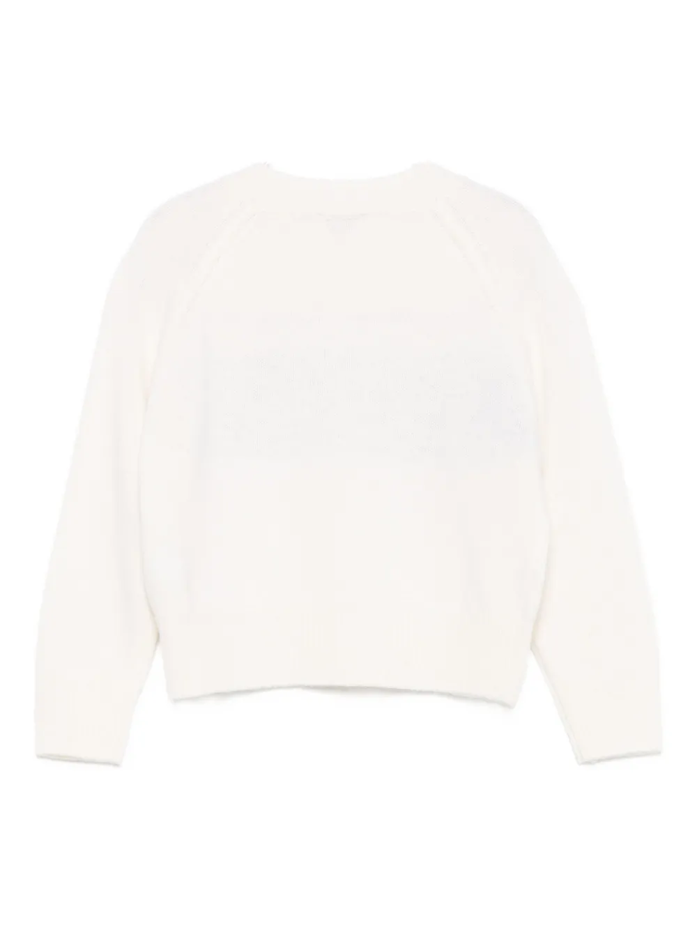 Il Gufo Rhinestone-embellished Sweater In Neutral