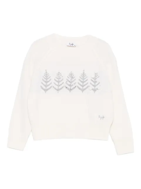 Il Gufo rhinestone-embellished sweater