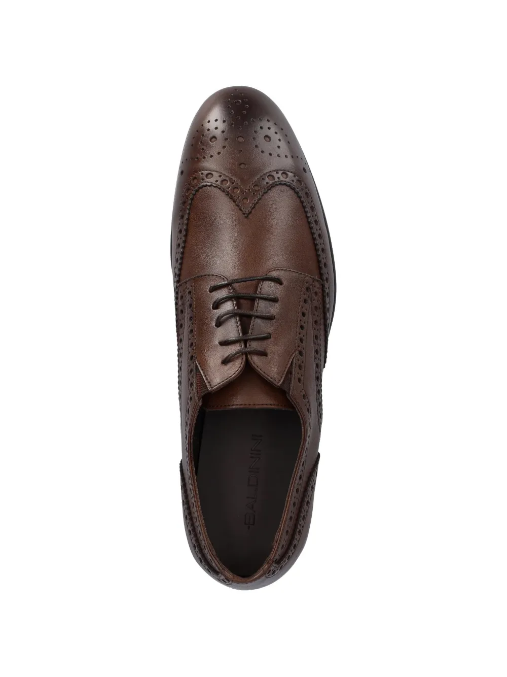 Baldinini Derby schoenen met brogue details Bruin