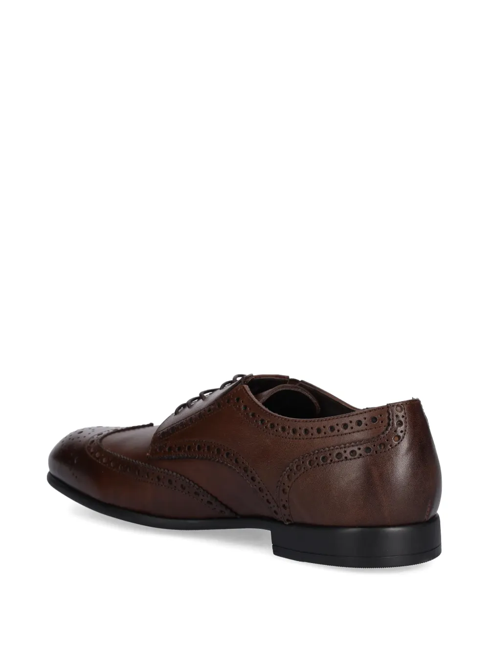 Baldinini Derby schoenen met brogue details Bruin
