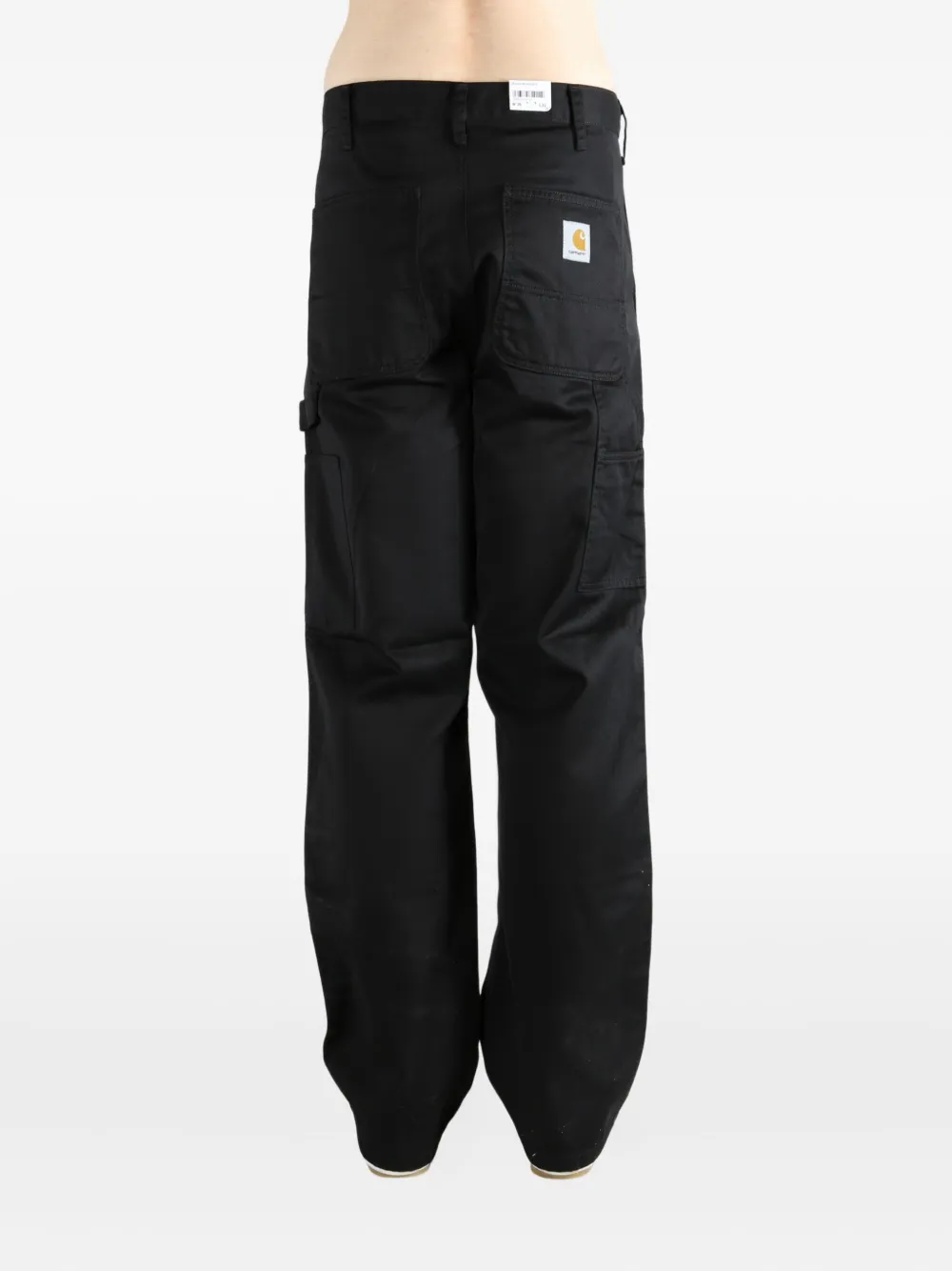 Carhartt Straight-leg Trousers In Black
