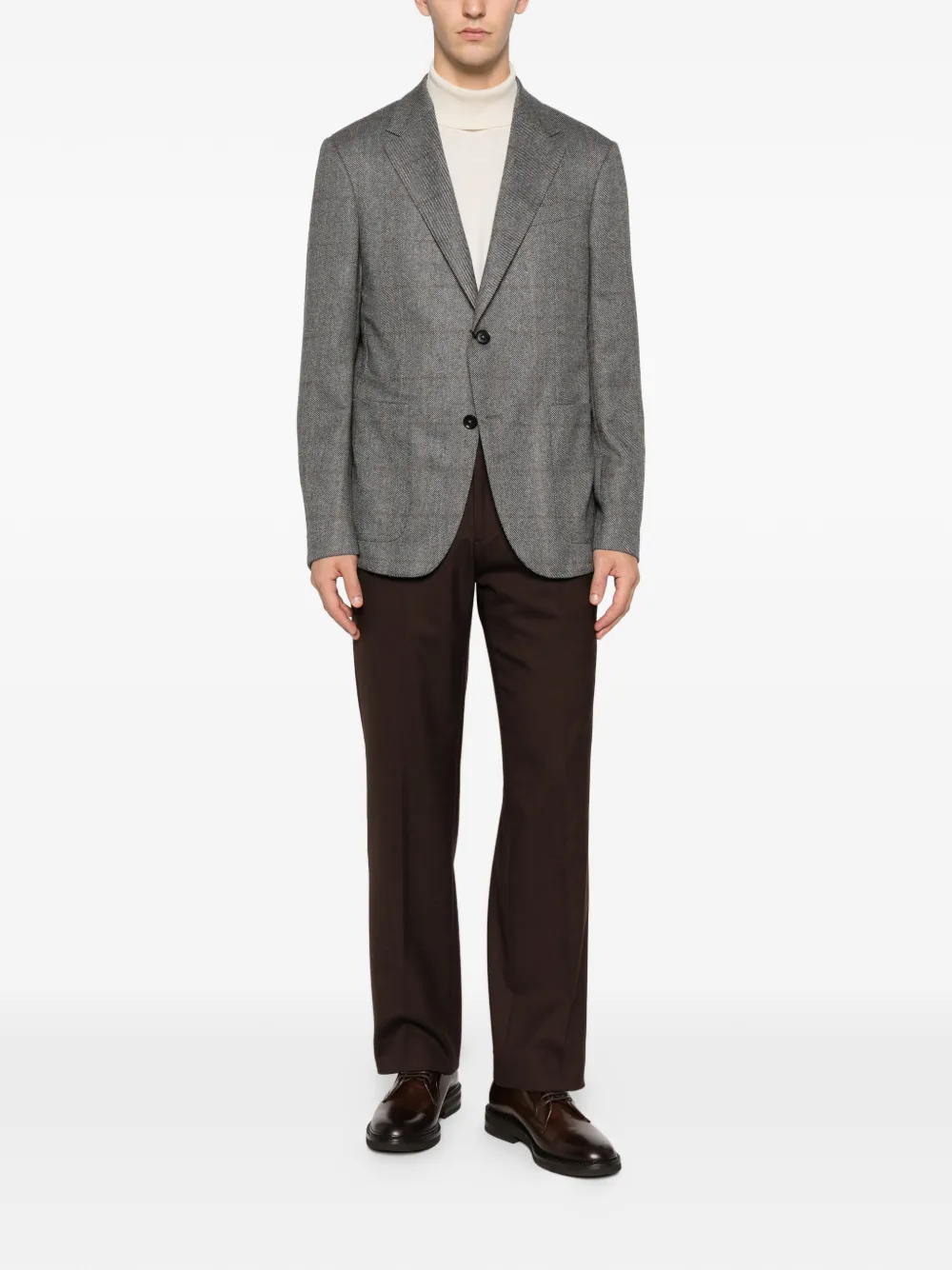 Zegna button-fastening blazer | Blazers | Image 2