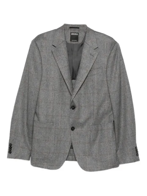 Zegna button-fastening blazer