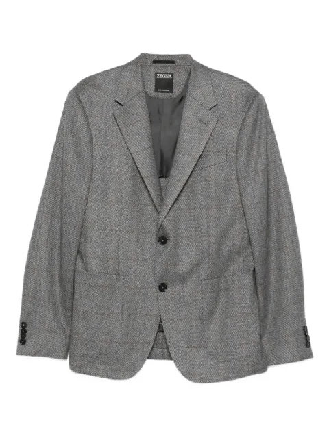 Zegna button-fastening blazer