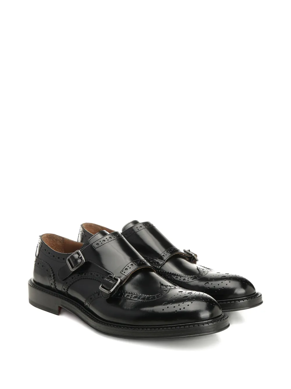 corvari Leren loafers Zwart