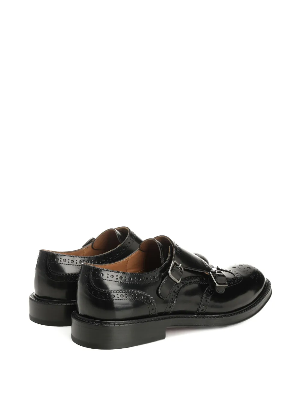 corvari Leren loafers Zwart