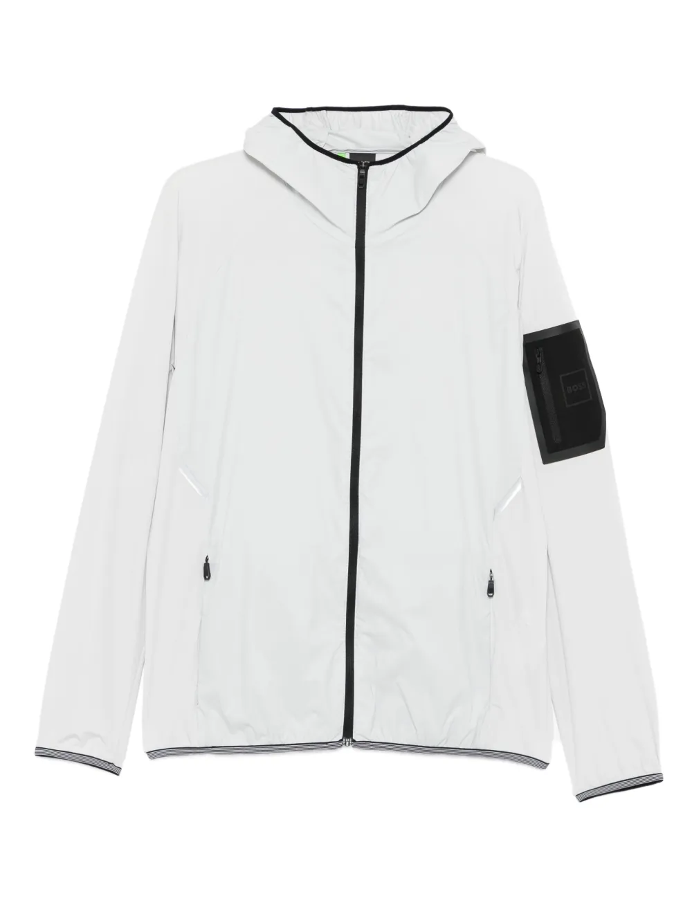 BOSS veste zippée à capuche | gris | Image 1