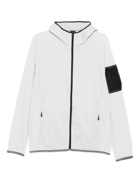 BOSS hooded zip-up jacket