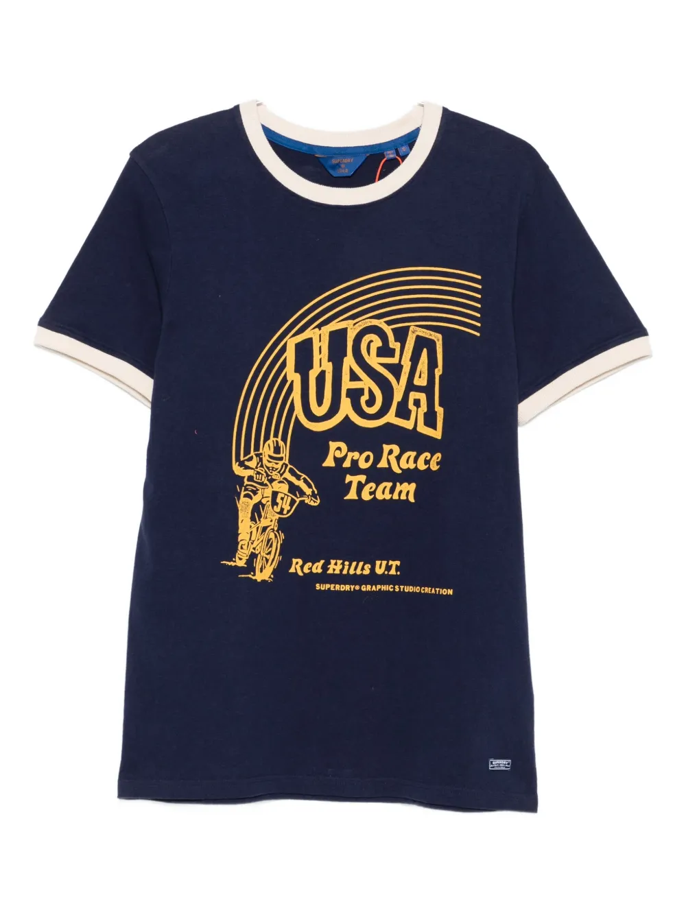 Superdry My Generation Graphic-print T-shirt In Blue