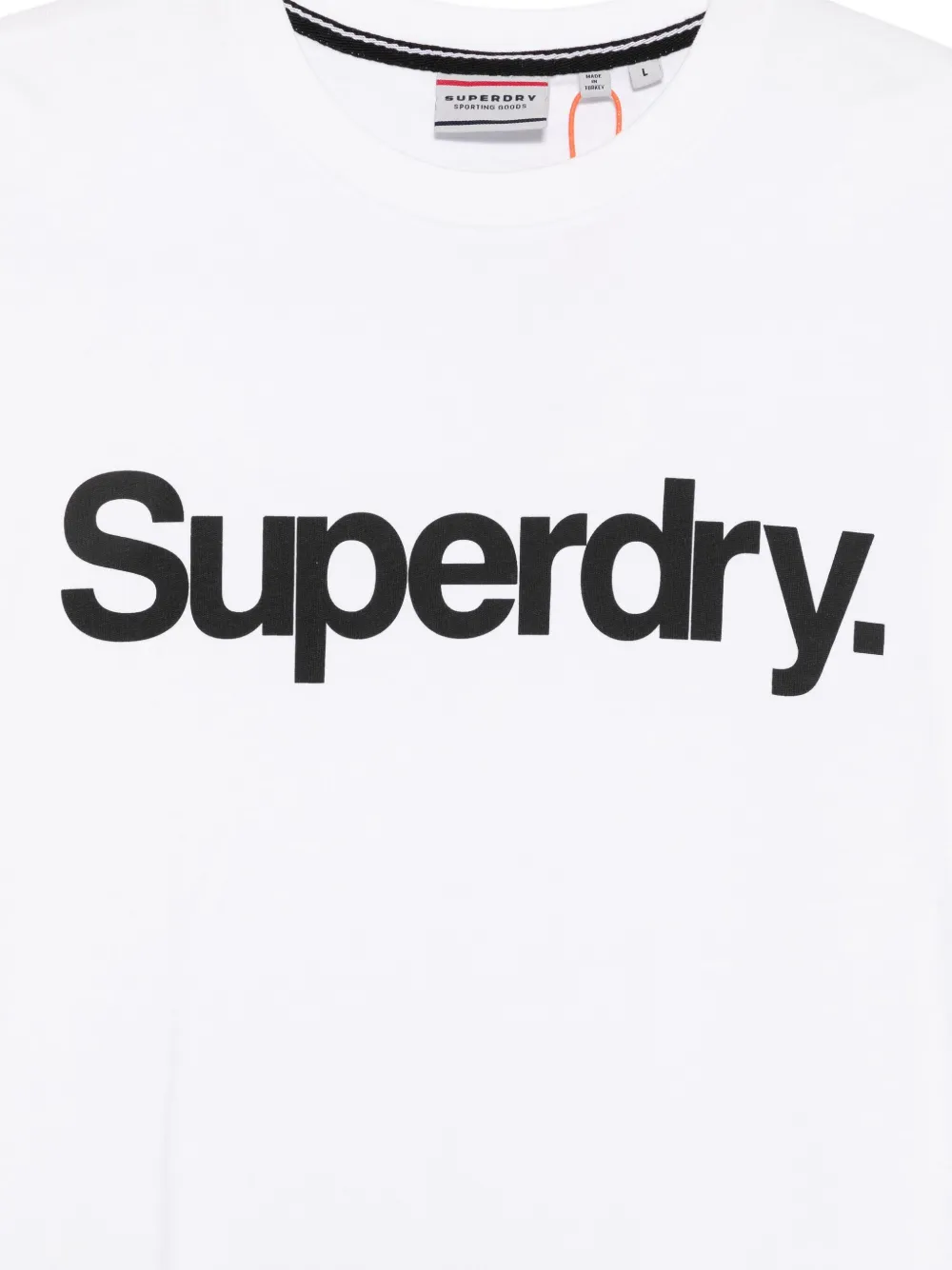 Superdry Logo-print T-shirt In White
