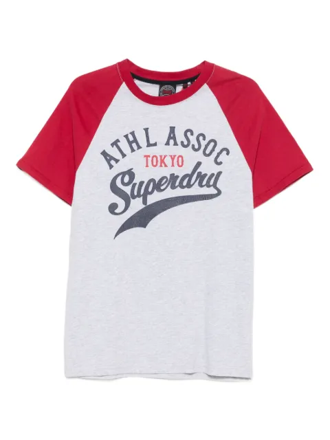 Superdry playera con mangas raglán