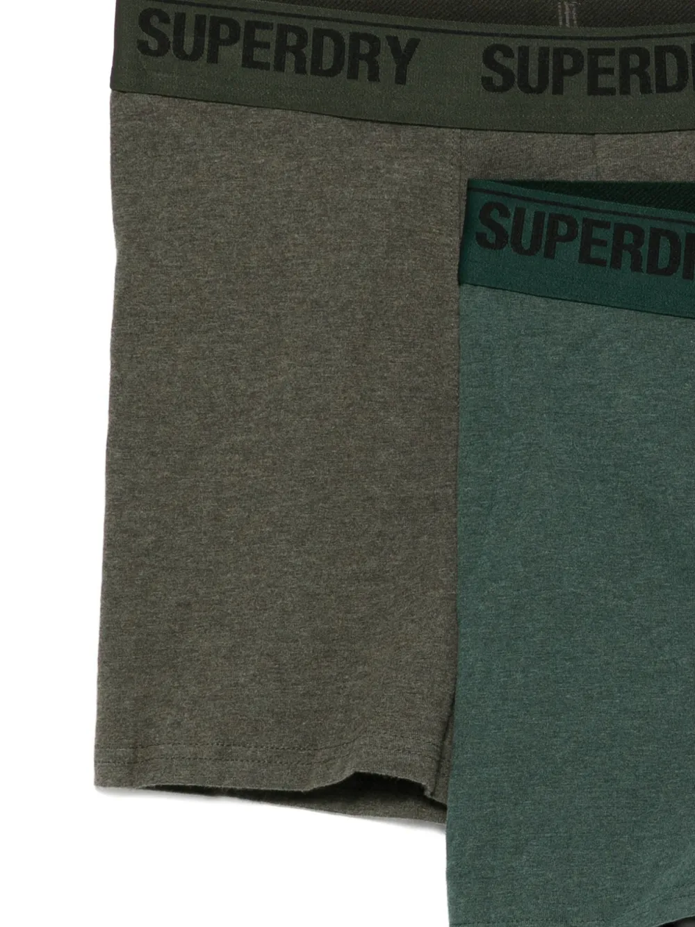 Superdry Logo Boxers (pack Of 2) In Green