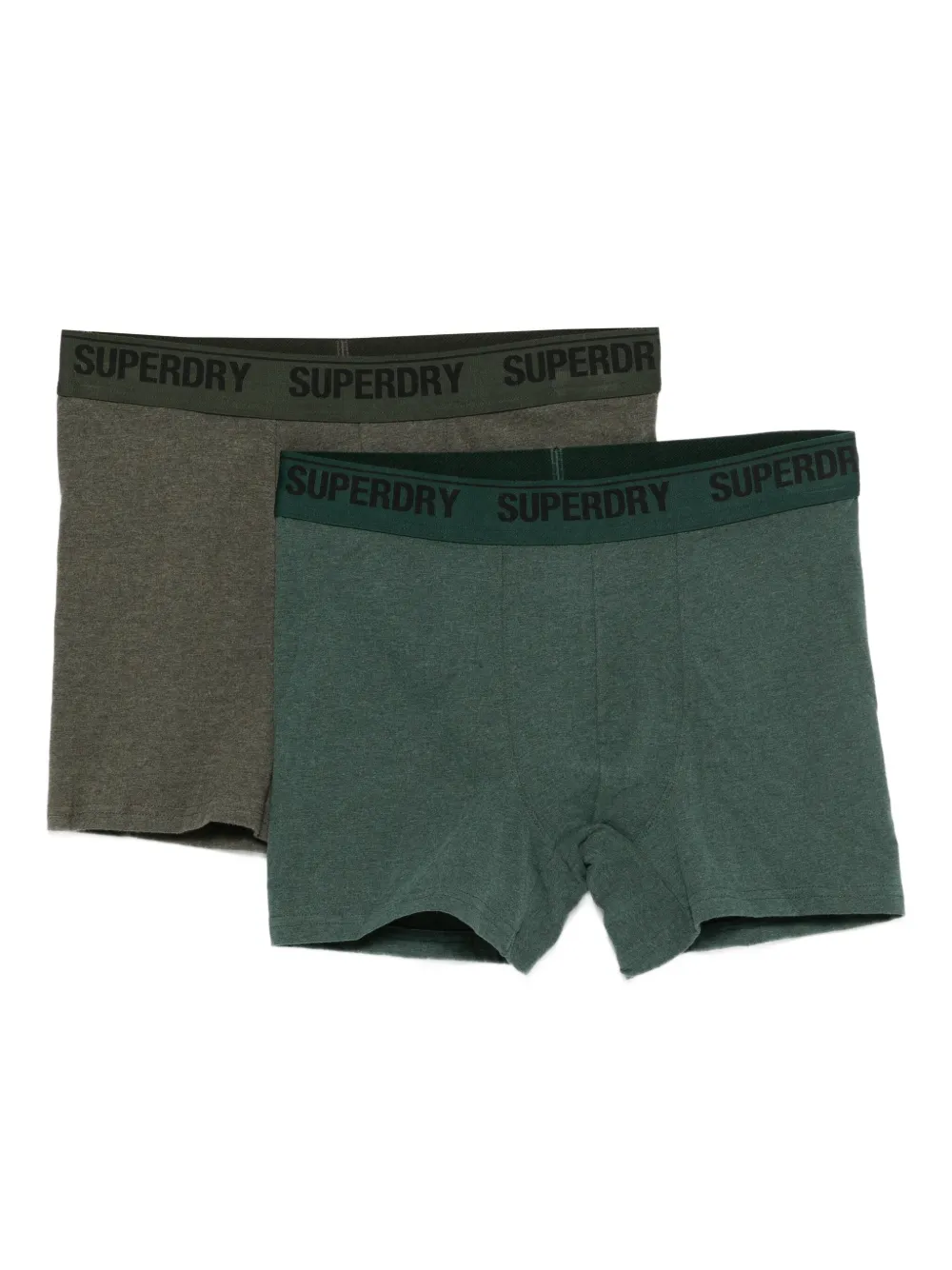 Superdry set de dos bóxeres con logo | verde | Image 1