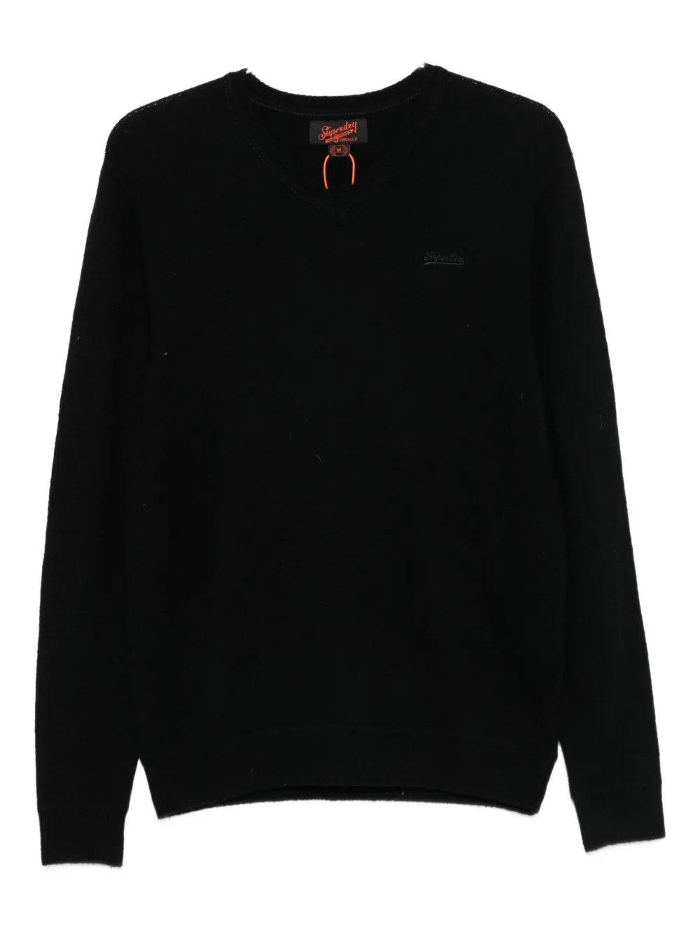 Superdry pull à logo brodé | noir | Image 1