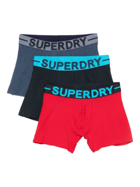 Superdry logo-waistband boxers (pack of three)