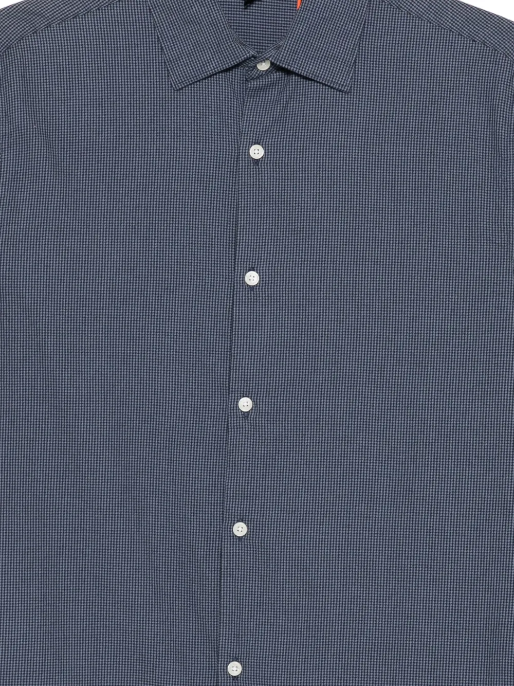 Superdry Button-up Cotton Shirt In Blue