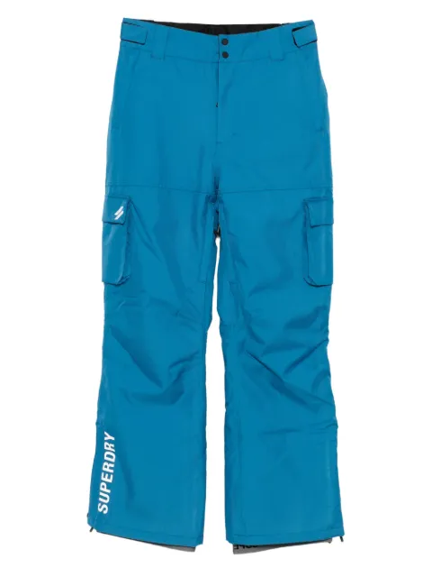 Superdry pantalon cargo à empiècement