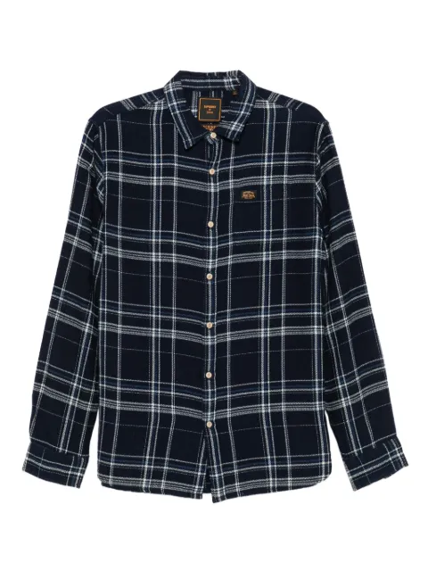 Superdry camisa con cuadros estampados