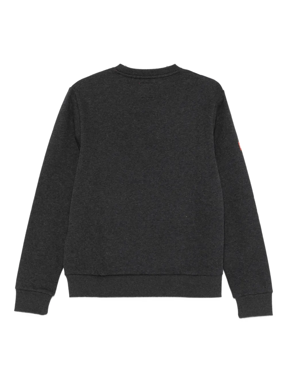 Superdry logo-print crew-neck sweatshirt - Zwart