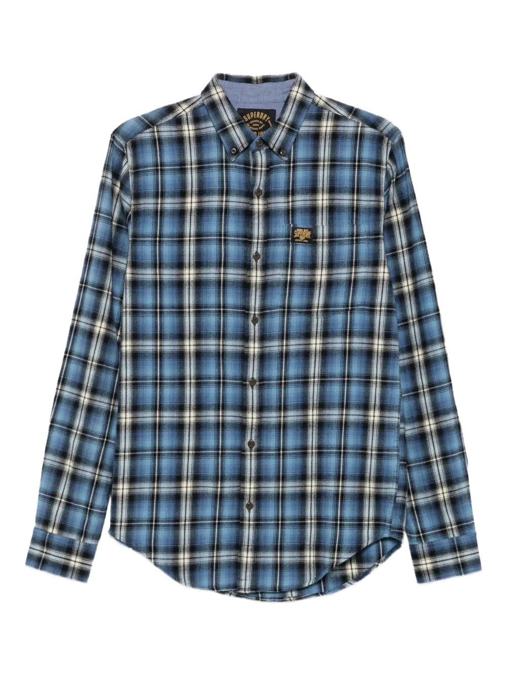Superdry camisa con cuadros estampados | azul | Image 1