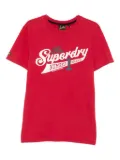 Superdry logo-print T-shirt - Red