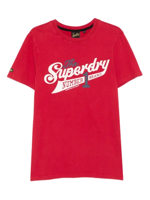 Superdry playera con logo estampado