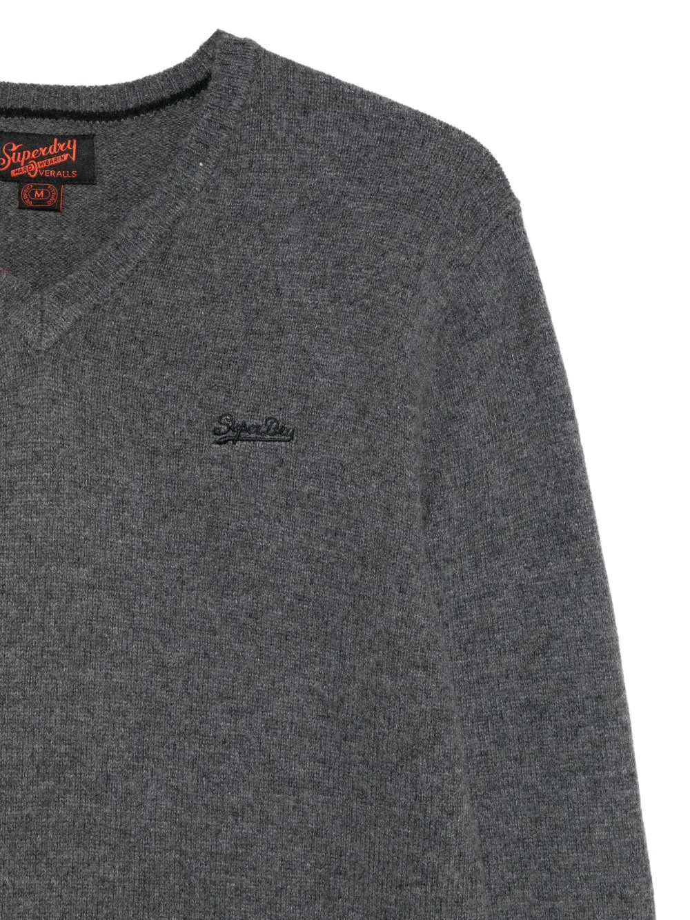 Superdry Trui met V-hals Grijs