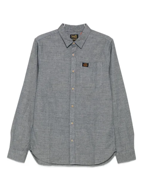 Superdry camisa con bolsillo en el pecho