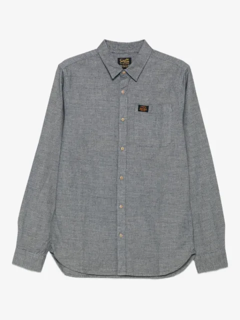 Superdry camisa con bolsillo en el pecho