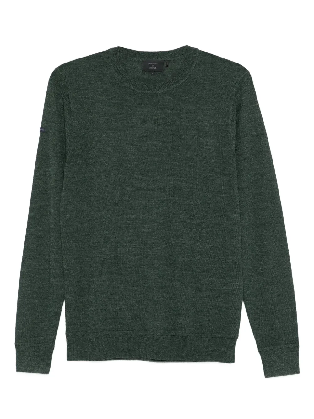 Superdry suéter de lana merino | verde | Image 1