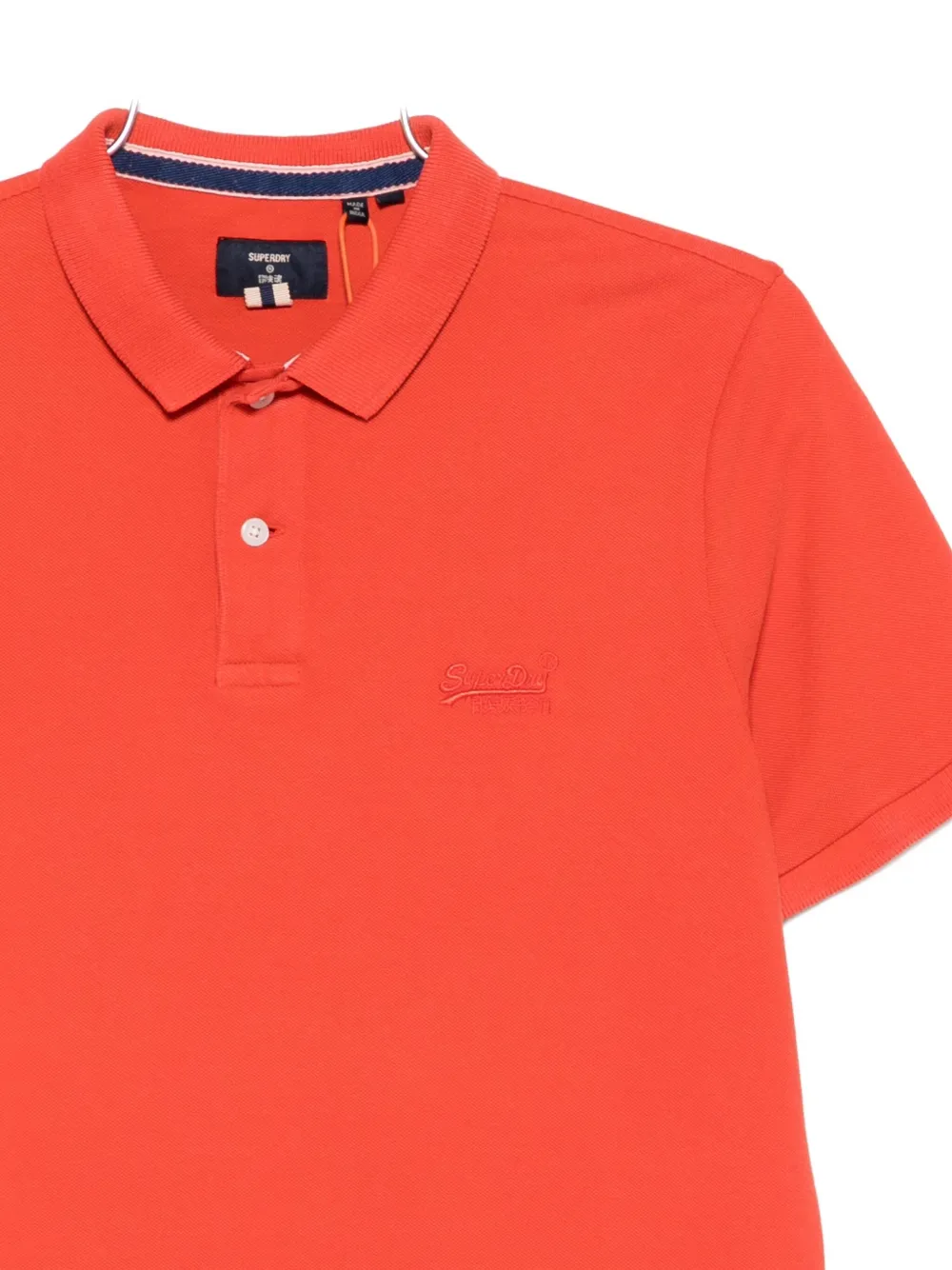 Superdry Cotton Polo Shirt In Red