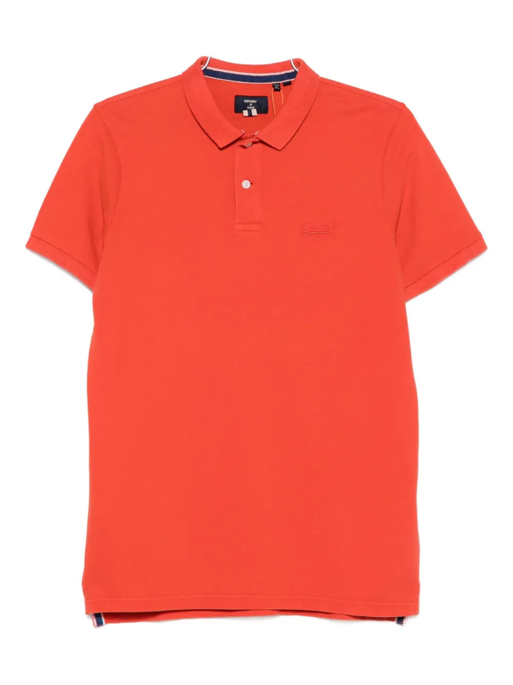 Superdry playera tipo polo de algodón | rojo | Image 1