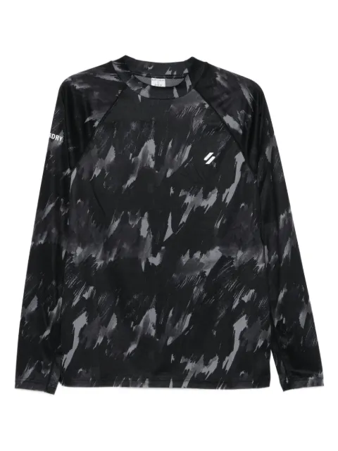 Superdry brush camo-print T-shirt