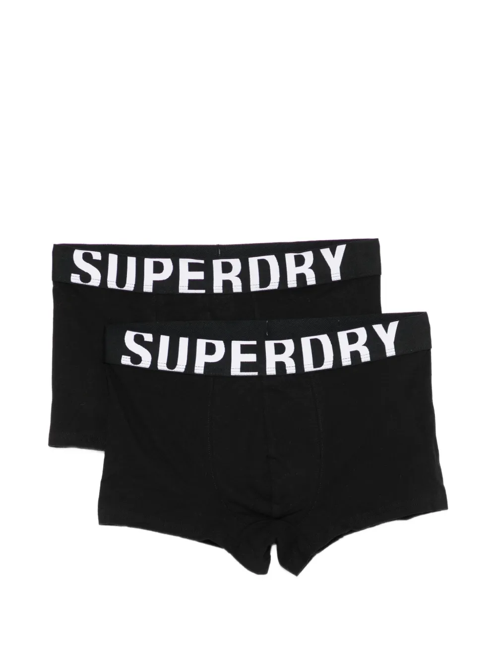 Superdry set de  dos bóxeres con logo en la pretina | negro | Image 1