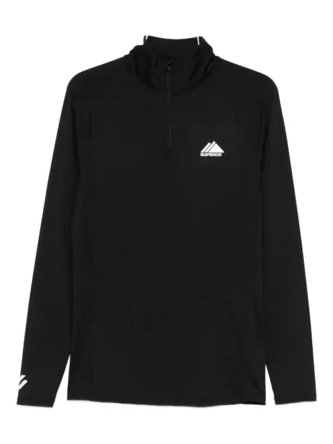 Superdry half-zip long-sleeve T-shirt