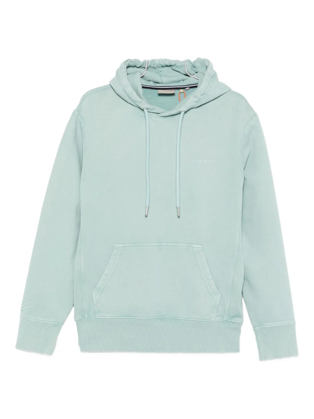 Superdry pouch-pocket cotton hoodie | Blue | Image 1