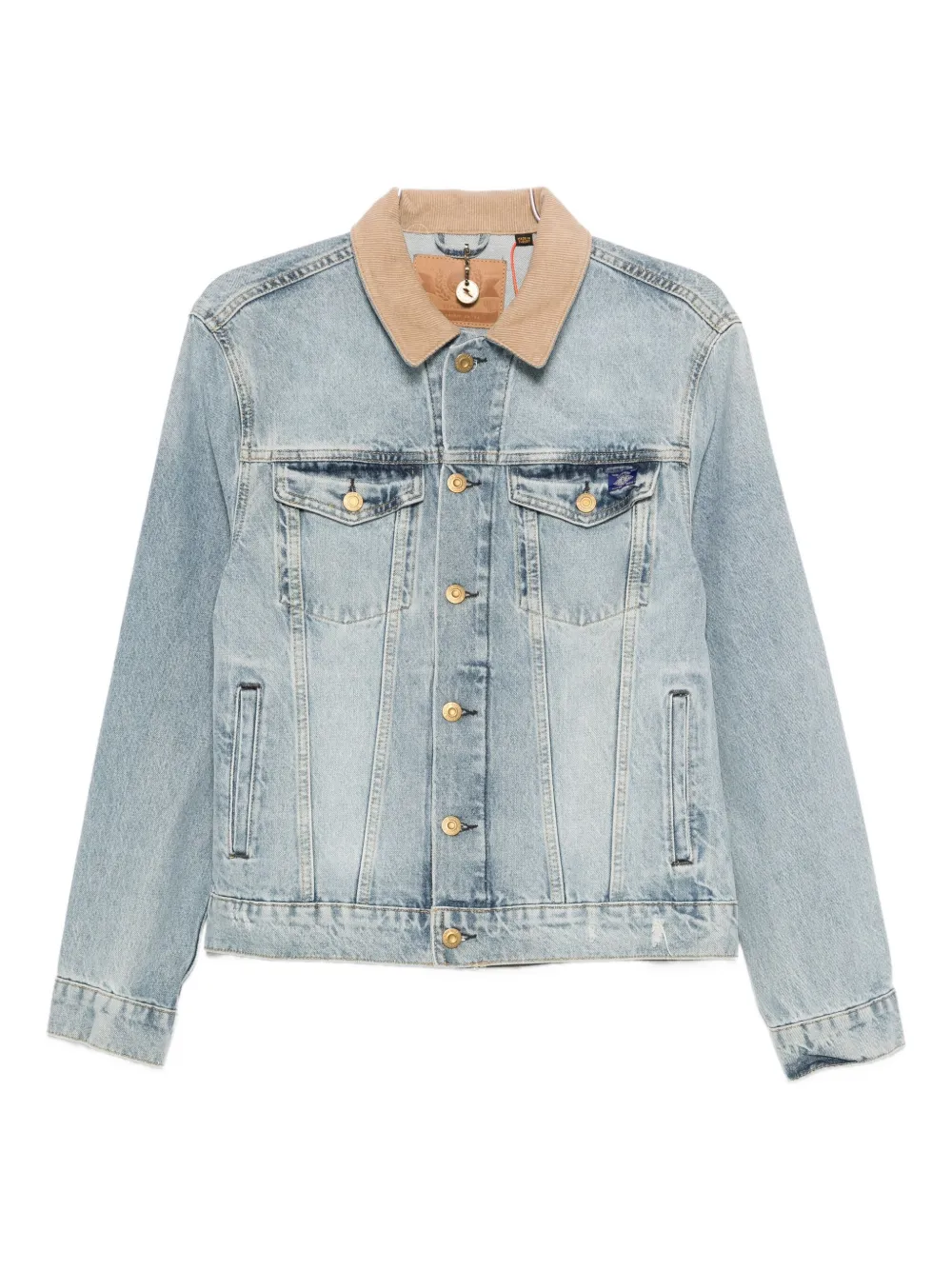 Superdry chamarra con cuello de pana | azul | Image 1