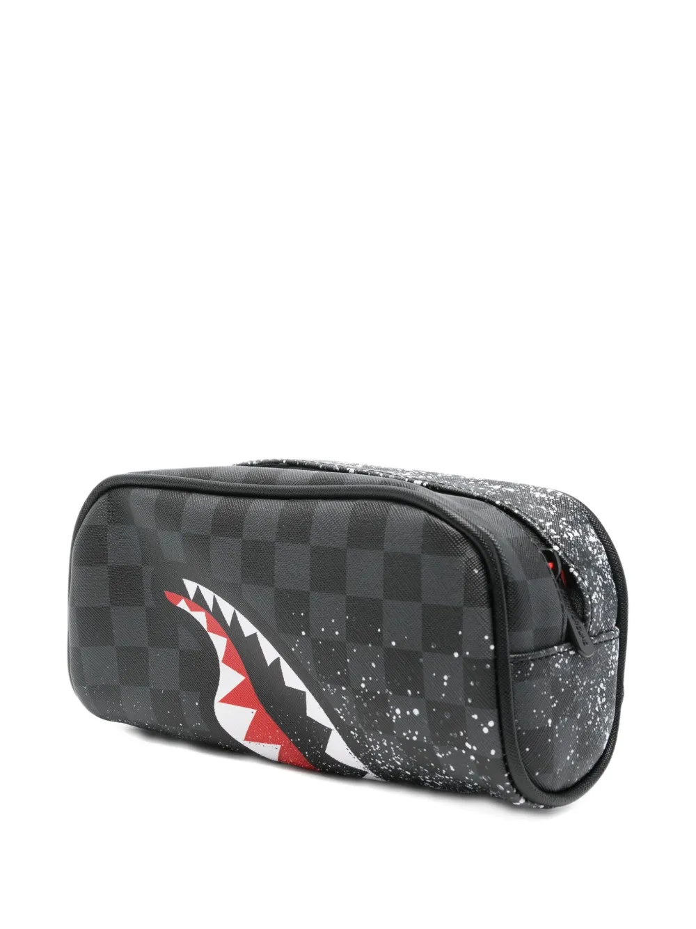 Sprayground kid graphic-print checkered bag - Zwart