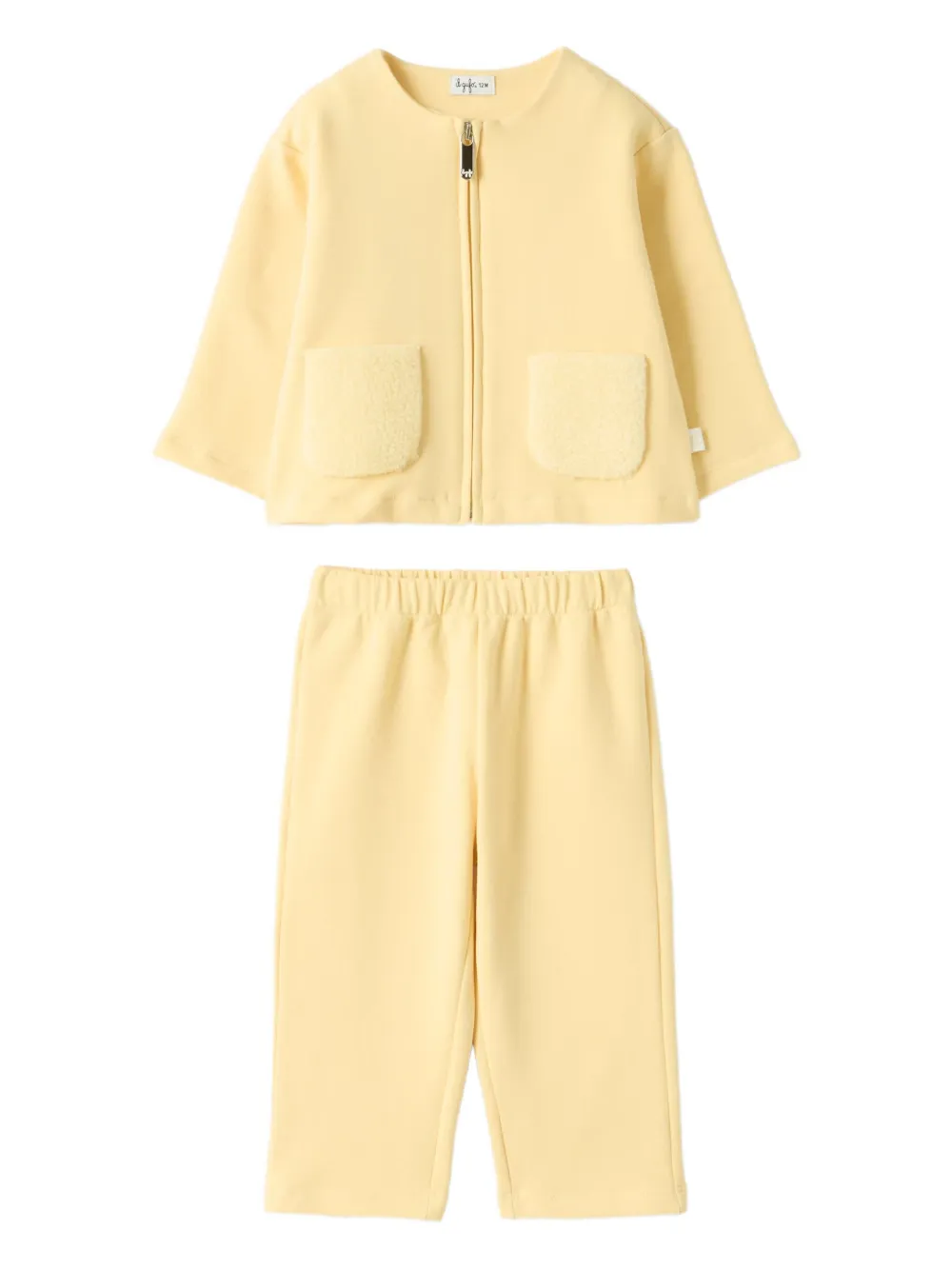Il Gufo fleece tracksuit set | Yellow | Image 1