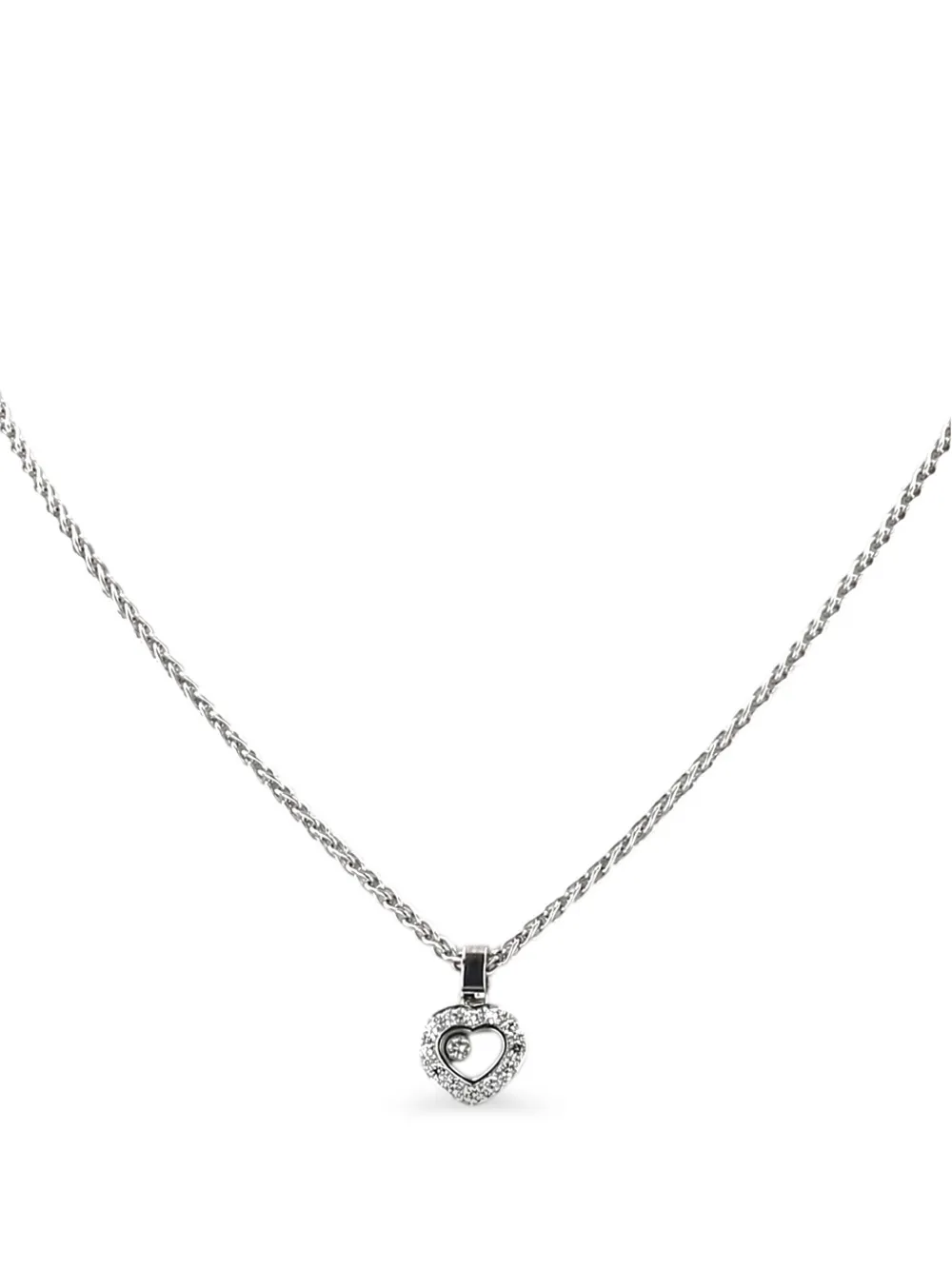 Chopard Pre-Owned 2020s white gold diamond necklace | Silver | Image 1