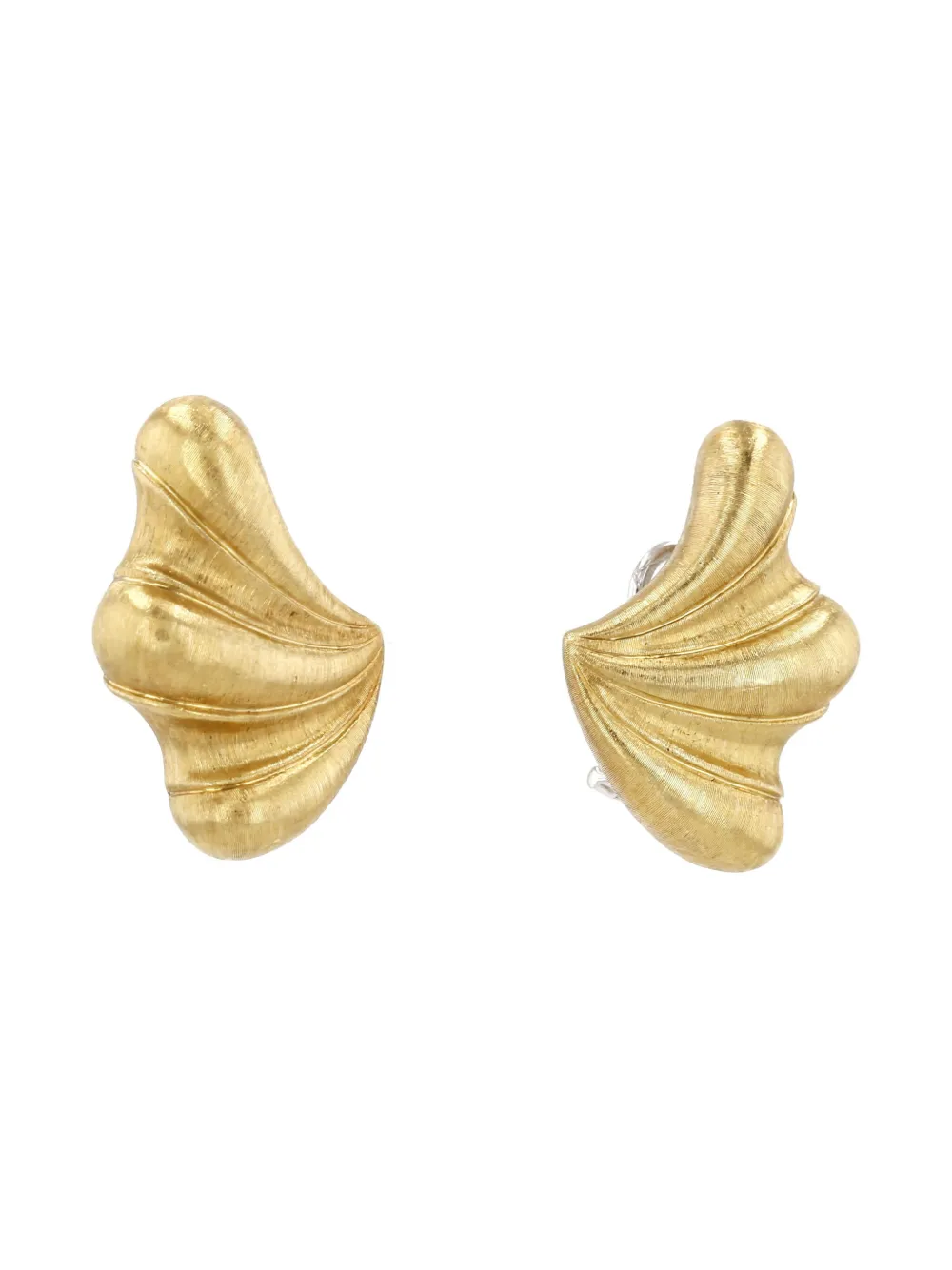 Pre-owned Buccellati Yellow Gold Dome Clip-on Earrings