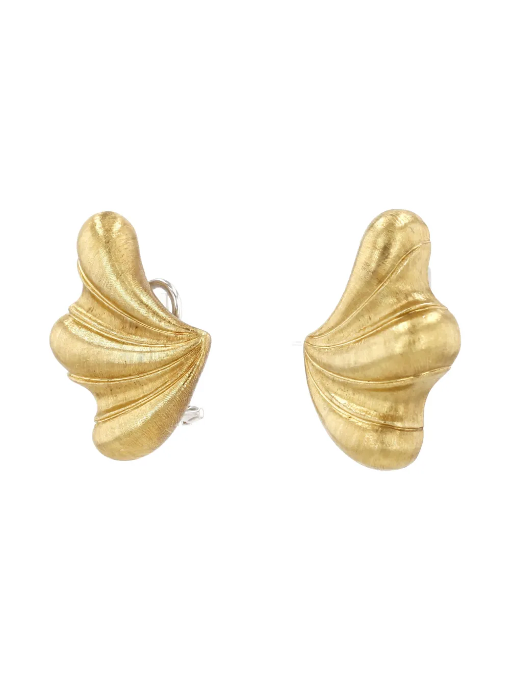 Pre-owned Buccellati Yellow Gold Dome Clip-on Earrings
